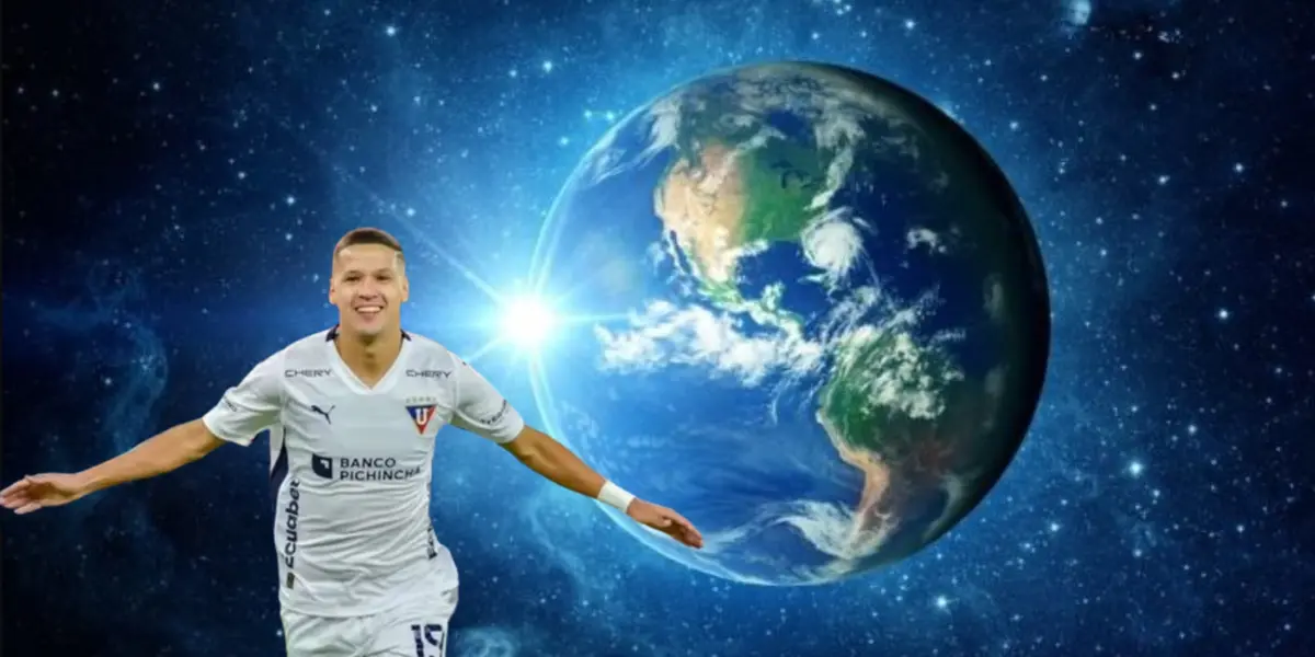 El delantero paraguayo tuvo una soberbia actuación con Liga de Quito