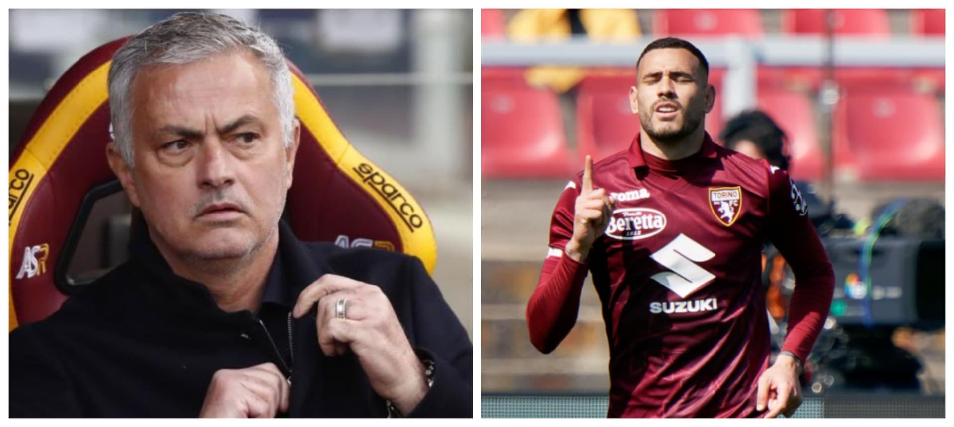 El equipo del paraguayo, Torino igualó 1-1 ante la Roma del entrenador José Mourinho.