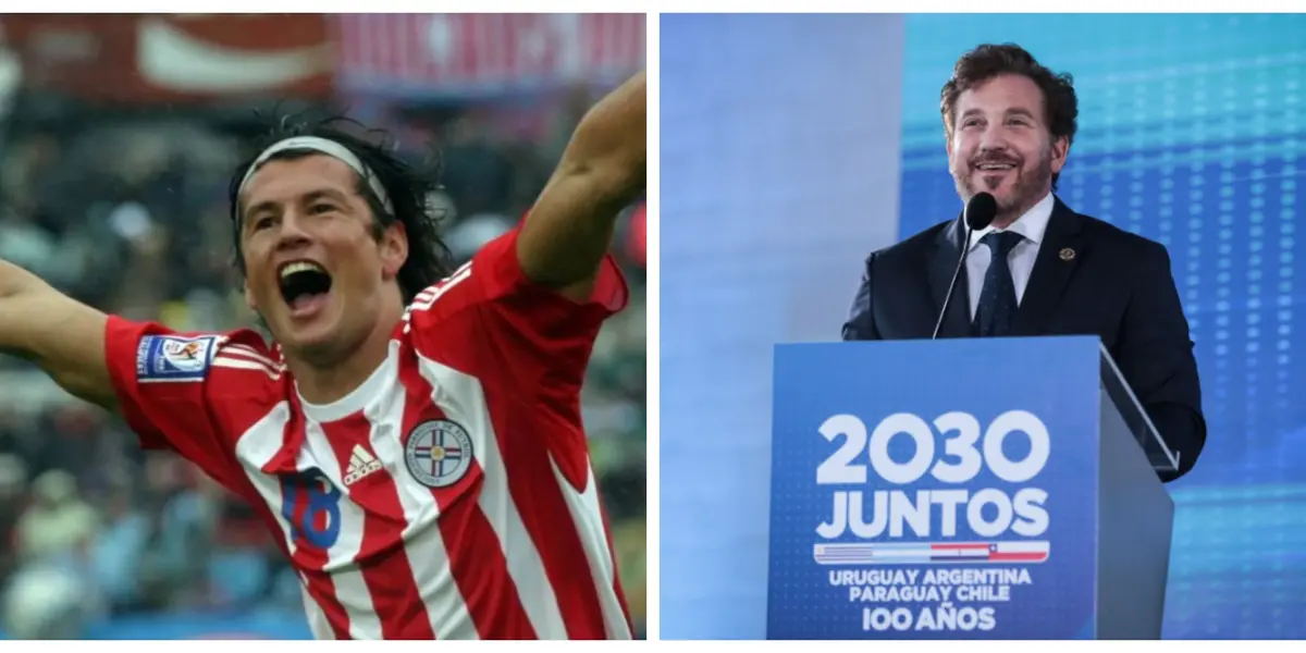 El ex albirrojo publicó unas palabras al presidente de la Conmebol.