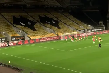 El ex Libertad ya va sumando minutos en la liga inglesa con el Wolverhampton.