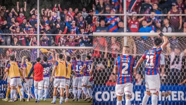 El festejo de los jugadores de Cerro Porteño