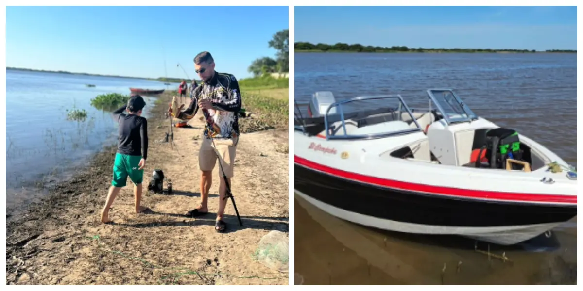 El futbolista paraguayo vino de Europa para estar con su familia