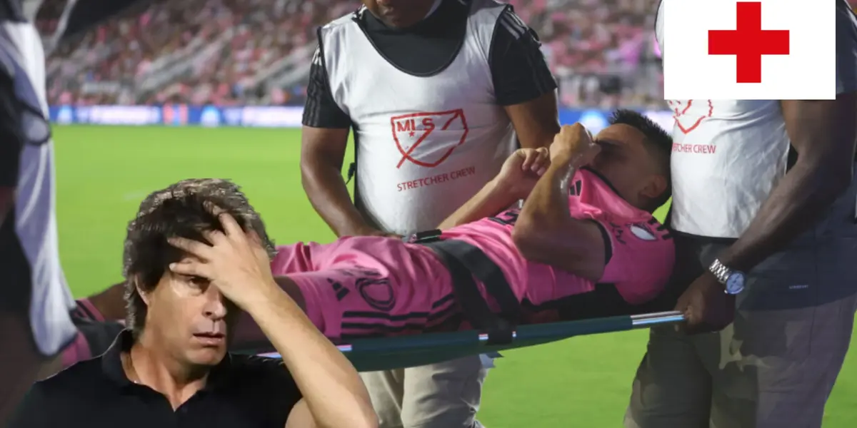 El mediocampista sufrió una fuerte lesión que le impidió completar el partido