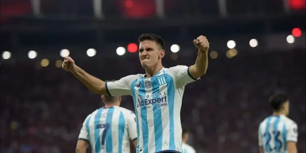 El mediocampista zurdo convirtió un tanto ante Ñublense en su despedida de Racing