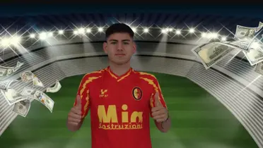 El paraguayo con la camiseta del Génova