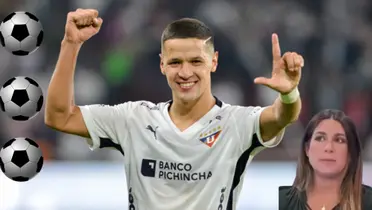 El paraguayo fue autor de un hat trick en la Liga de Quito
