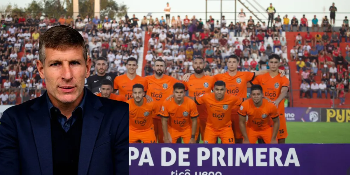 El plantel de Olimpia y Martín Palermo