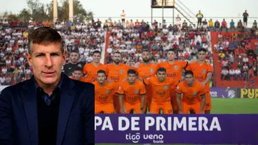 El plantel de Olimpia y Martín Palermo