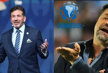 El presidente de la Conmebol recibió fuertes críticas del entrenador argentino.