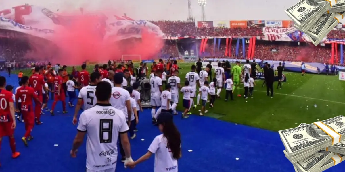 Entrada a La Nueva Olla de Cerro Porteño ante Olimpia