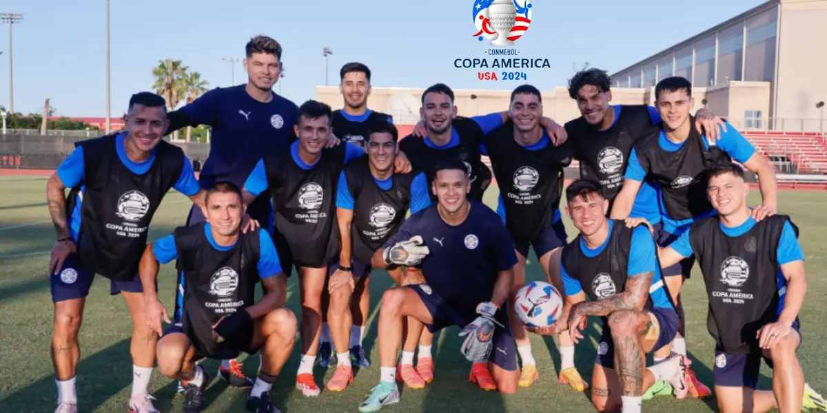 Entrenamiento de la selección paraguaya