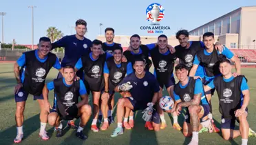 Entrenamiento de la selección paraguaya