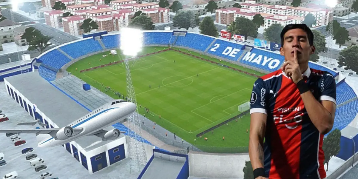 Enzo Giménez y el estadio Río Parapití donde Cerro Porteño jugará ante 2 de Mayo