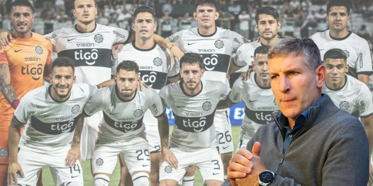 Equipo de Olimpia y Martín Palermo