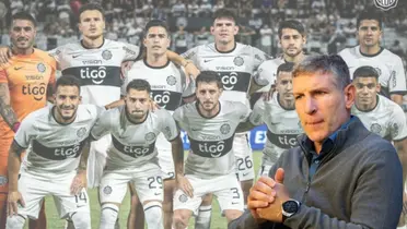 Equipo de Olimpia y Martín Palermo