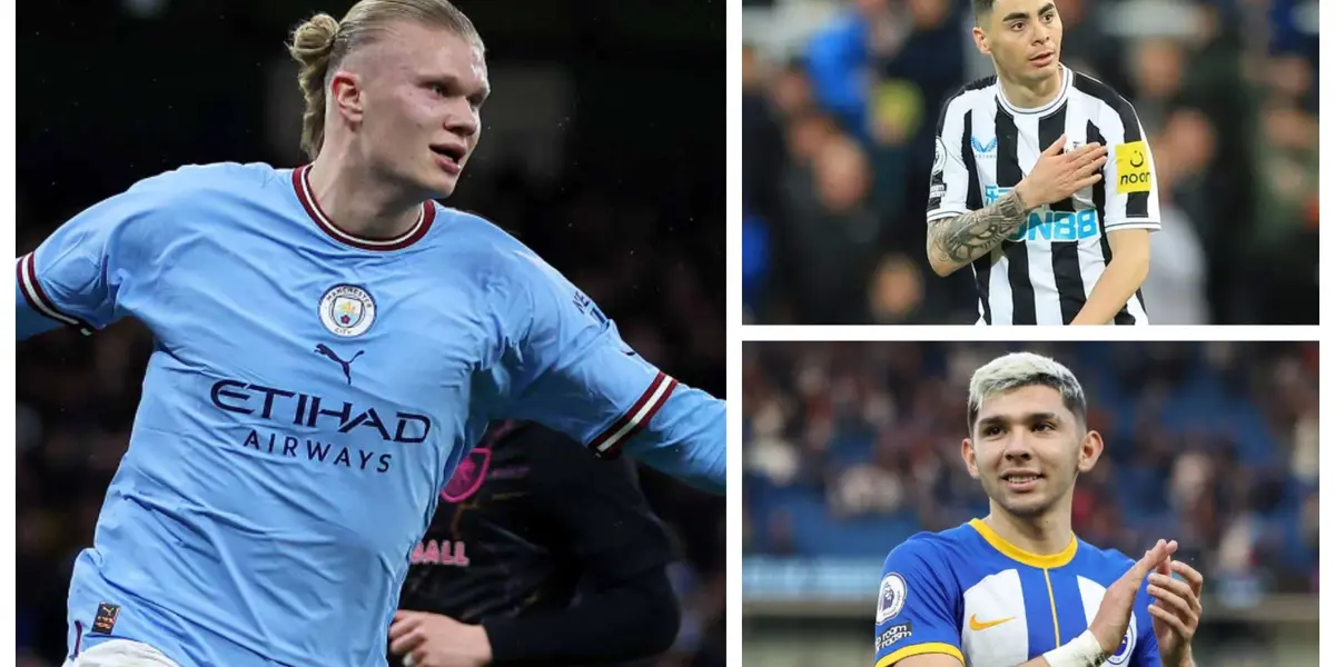 Erling Haaland gana mucho más que los paraguayos Miguel Almirón y Julio Enciso.