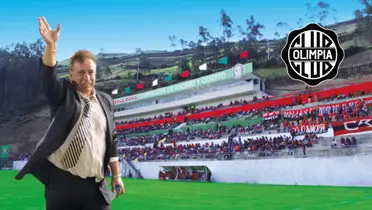 Éver Almeida y el estadio de su nuevo equipo en Ecuador