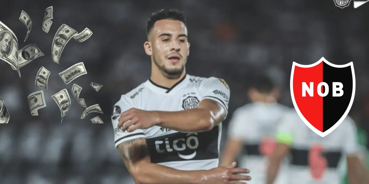 Fernando Cardozo con la camiseta de Olimpia