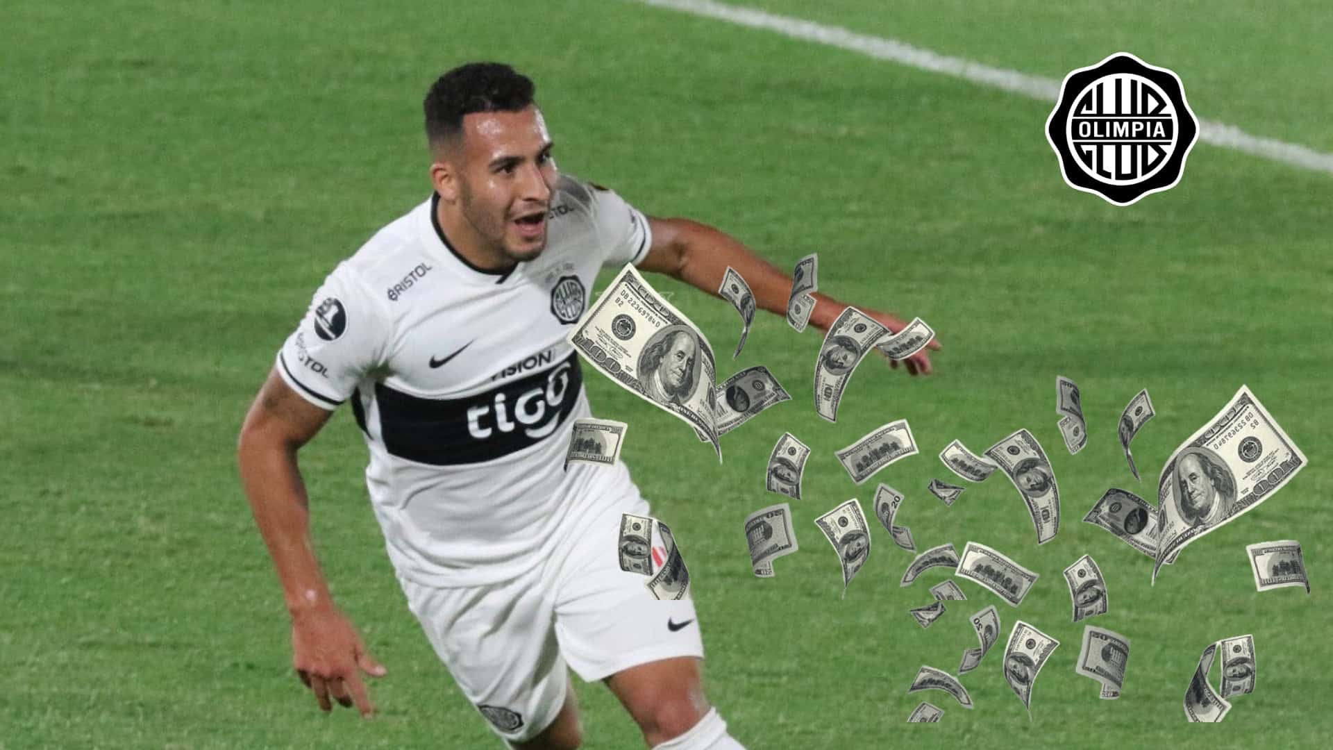 Fernando Cardozo, con la camiseta franjeada