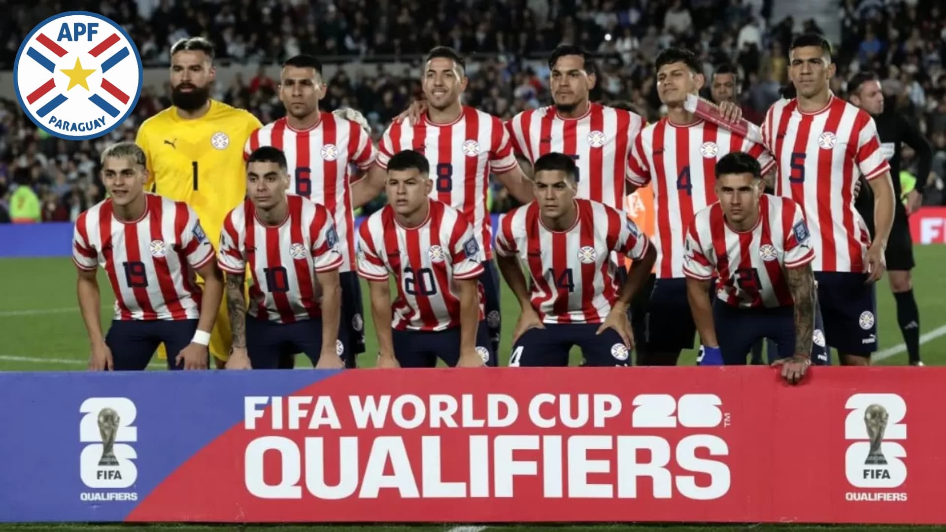 Formación de la selección de Paraguay en las eliminatorias