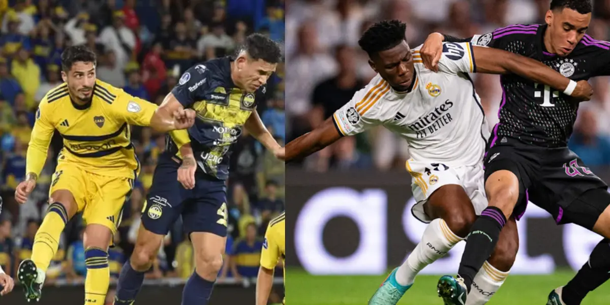 Fragmentos de Trinidense vs. Boca y Real Madrid vs. Bayern Münich