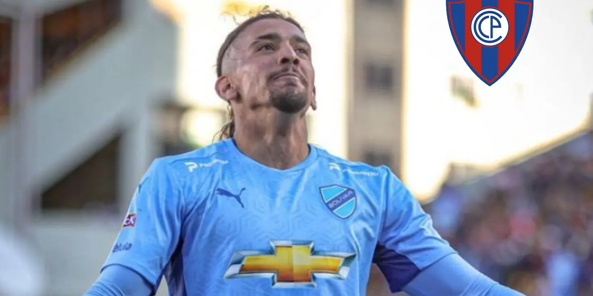 Francisco Da Costa, con la camiseta de Bolívar