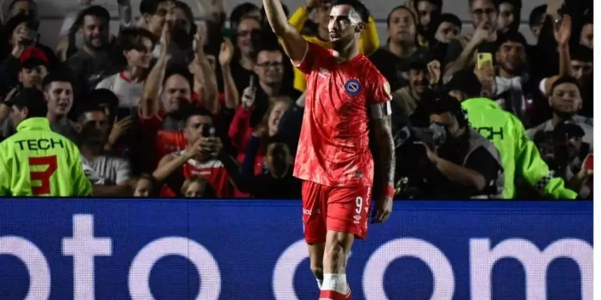 Gabriel Ávalos marcó el gol de su equipo ante Fluminense en la Copa Libertadores.
