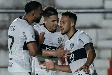 Guillermo Paiva jugó el último partido del año de Olimpia en Juan León Mallorquín.