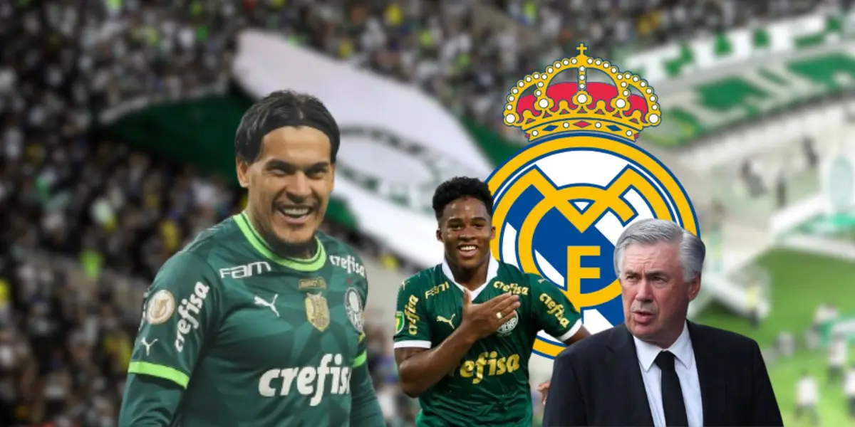 Gustavo Gómez en un partido del Campeonato Paulista con Palmeiras