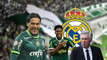 Gustavo Gómez en un partido del Campeonato Paulista con Palmeiras