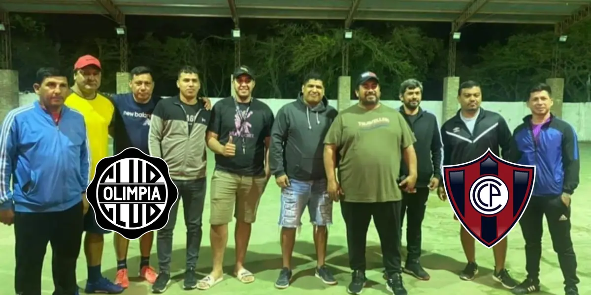 Humberto García y su cuerpo técnico