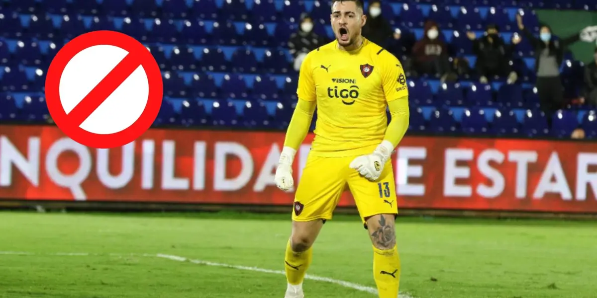 Jean Fernandes con la camiseta de Cerro Porteño