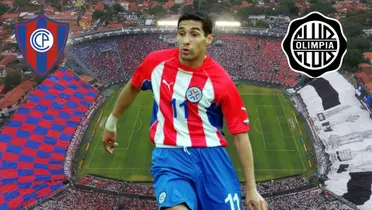 Jorge Campos con la camiseta albirroja