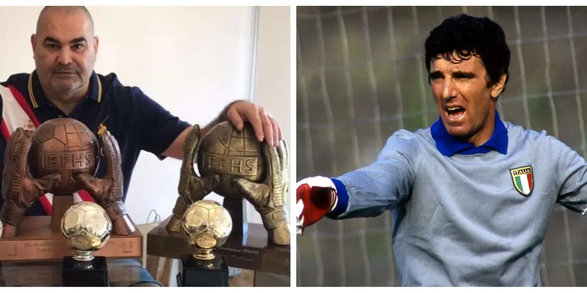 José Luis Chilavert contó como el italiano le demostró su admiración en el puesto.