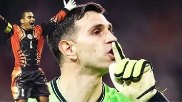 José Luis Chilavert y Emiliano Martínez