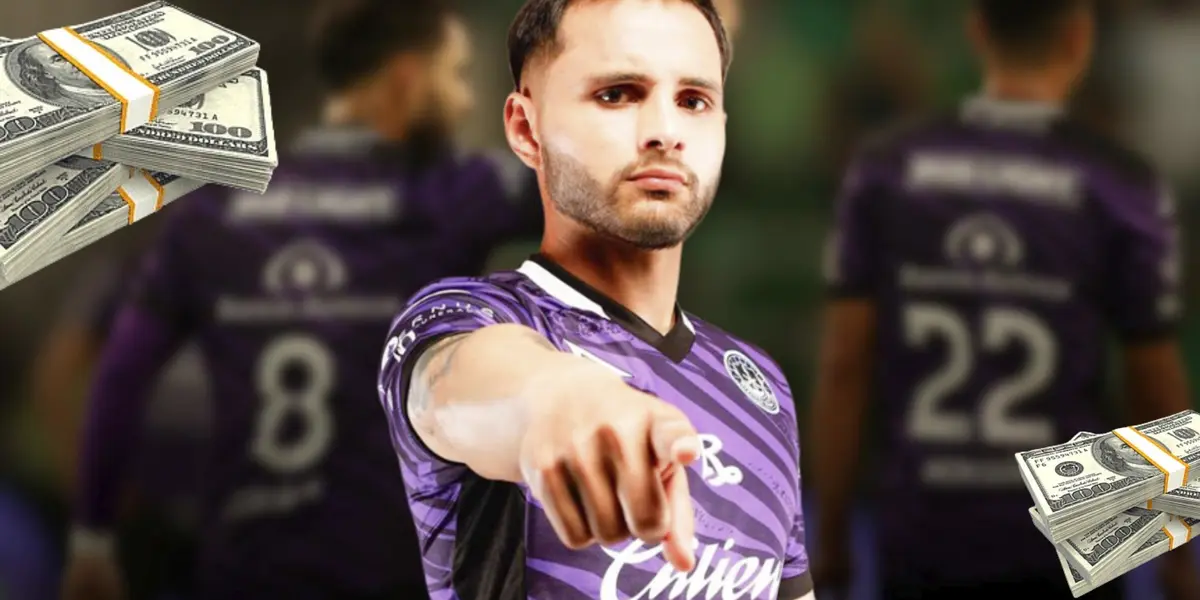 Josué Colmán, con la camiseta de Mazatlán