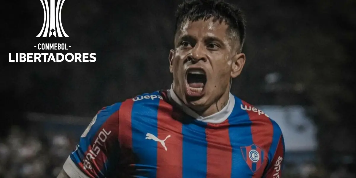 Juan Manuel Iturbe con la camiseta de Cerro Porteño