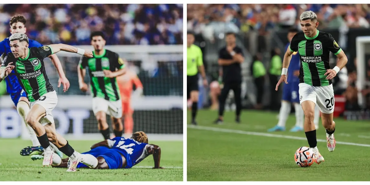 Julio Enciso jugó el partido ante Chelsea en la etapa de pretemporada en Estados Unidos.