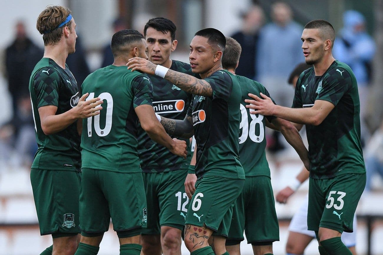 Junior Alonso se coronó vicecampeón de la Copa de Rusia con el Krasnodar.