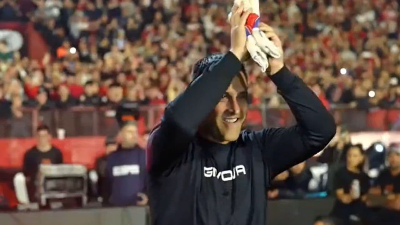 Justo Villar fue campeón y figura en el Newell's Old Boys de Rosario y fue invitado al evento.