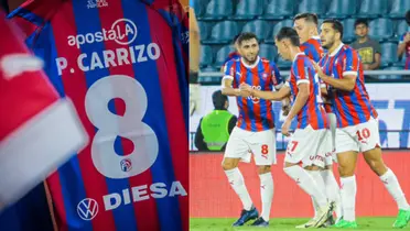 La camiseta Pachi Carrizo y el festejo del gol de Diego Churín