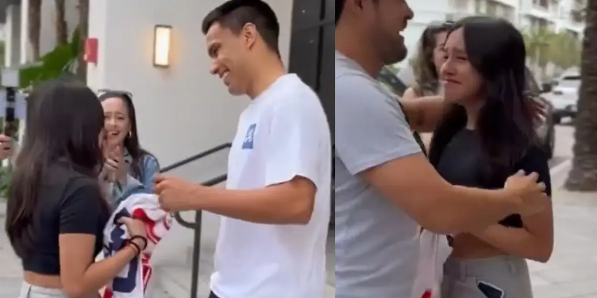 La gran acción que tuvo el paraguayo con una fanática suya