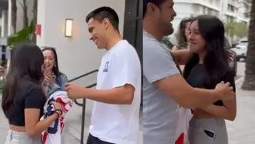 La gran acción que tuvo el paraguayo con una fanática suya