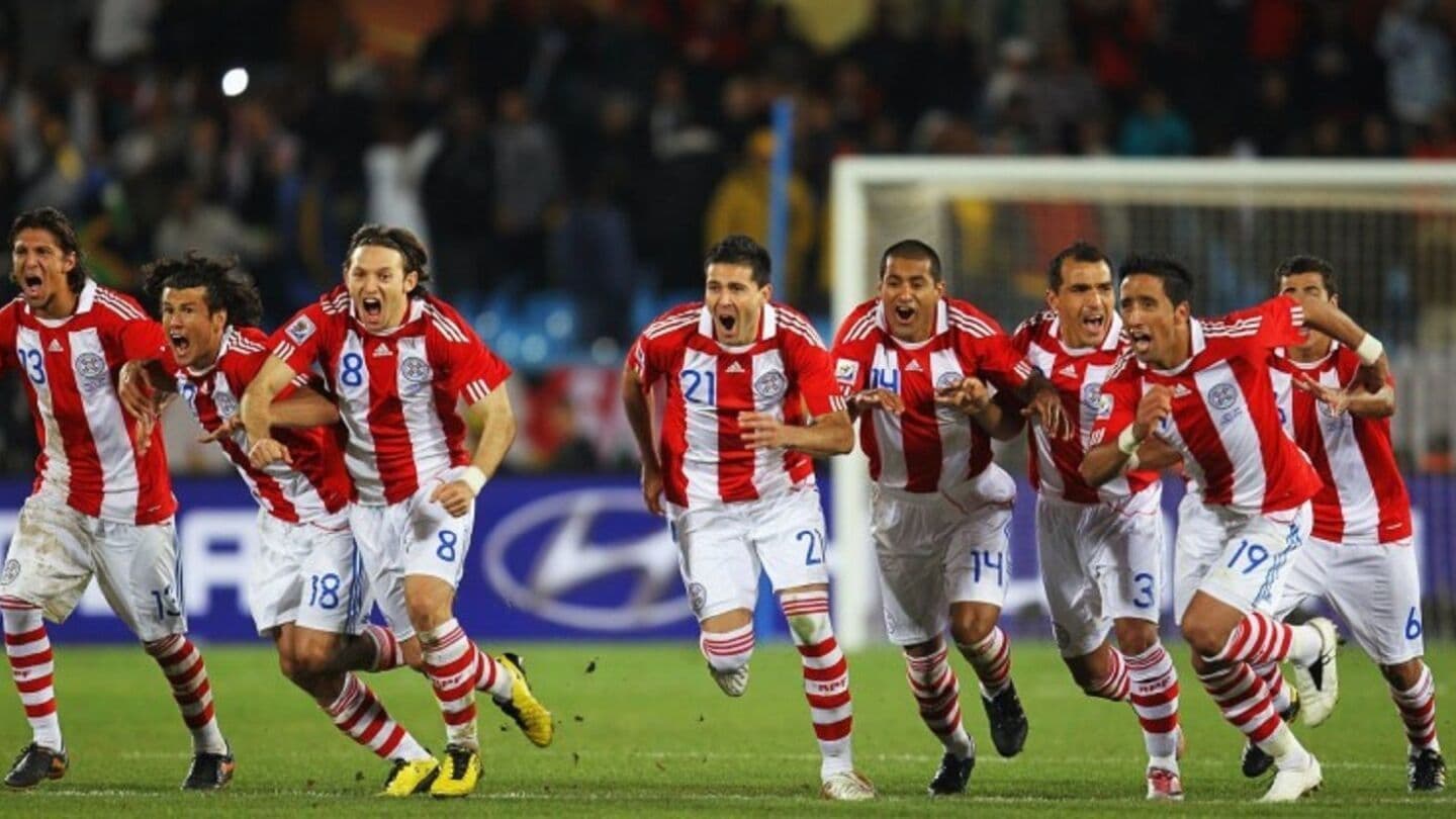 La Selección Nacional de Paraguay llegó históricamente a los cuartos de final en Sudáfrica 2010.