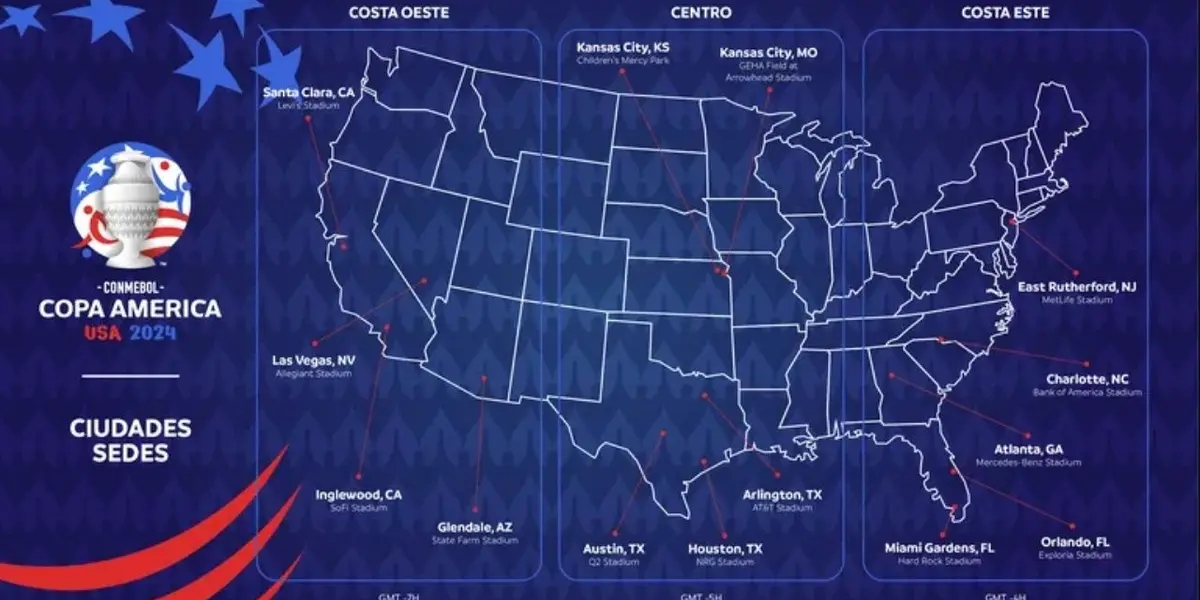 La selección tendrá tres partidos iniciales en la fase de grupos de la Copa América.