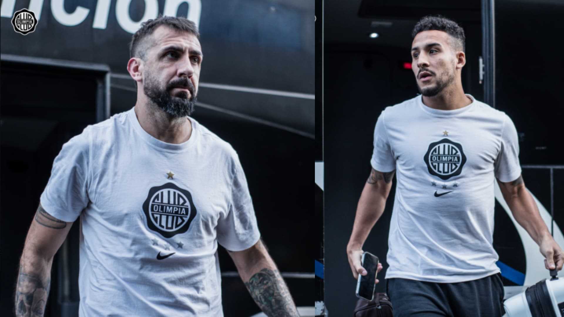 Lucas Pratto y Fernando Cardozo llegando al este del país
