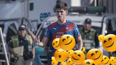 Lucas Quintana con la camiseta de Cerro Porteño