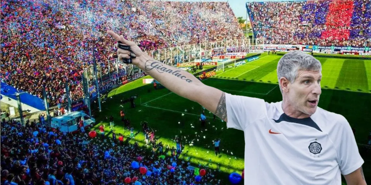 Martín Palermo y el Nuevo Gasómetro