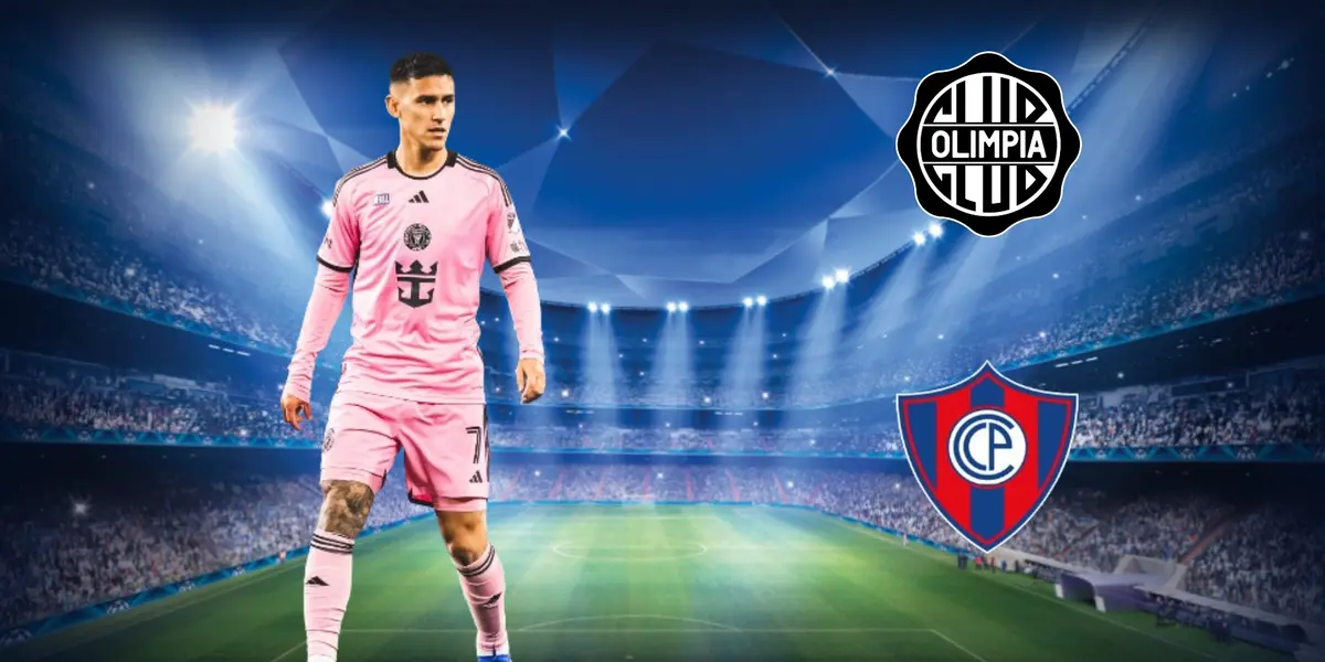 Matías Rojas con la camiseta de Inter Miami