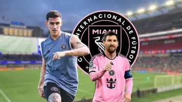 Matías Rojas durante un entrenamiento del Inter Miami